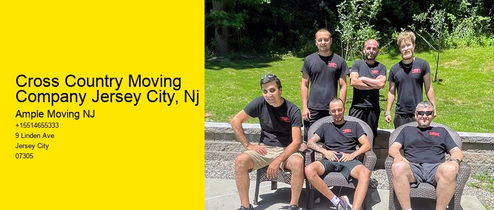 Cross Country Moving Company Jersey City, Nj